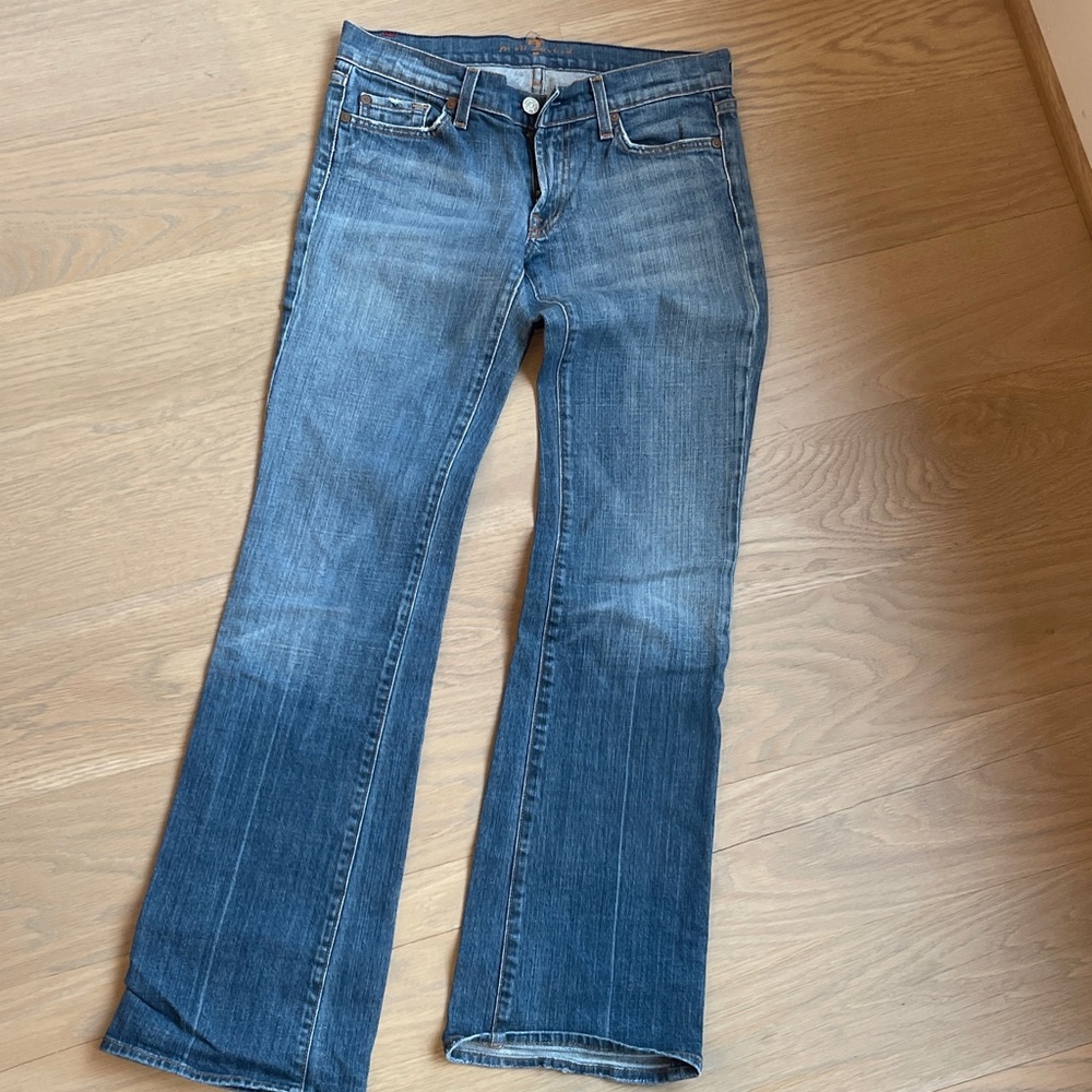 Seven 7 for all mankind jeans Y2K low rise  boot cut excellent condition size 27